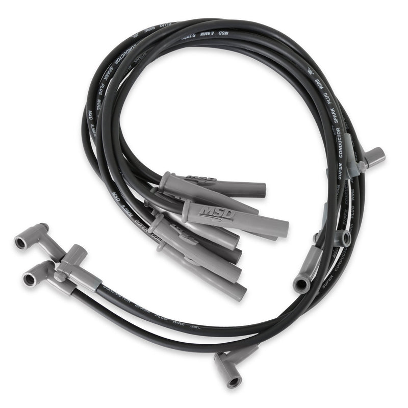 Black Super Conductor Big Block Chevy, '74-'76 HEI MSD Autoparts
