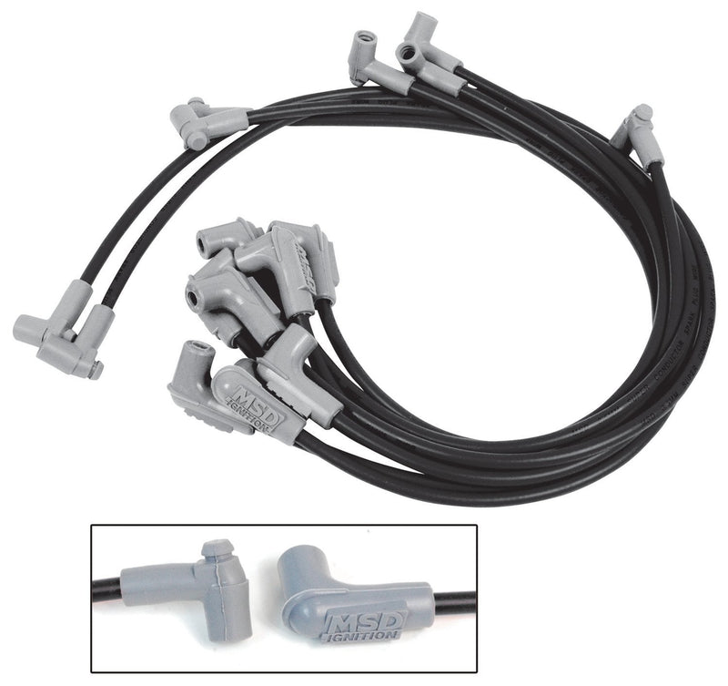Black Super Conductor Corvette, 305, 350 HEI MSD Autoparts