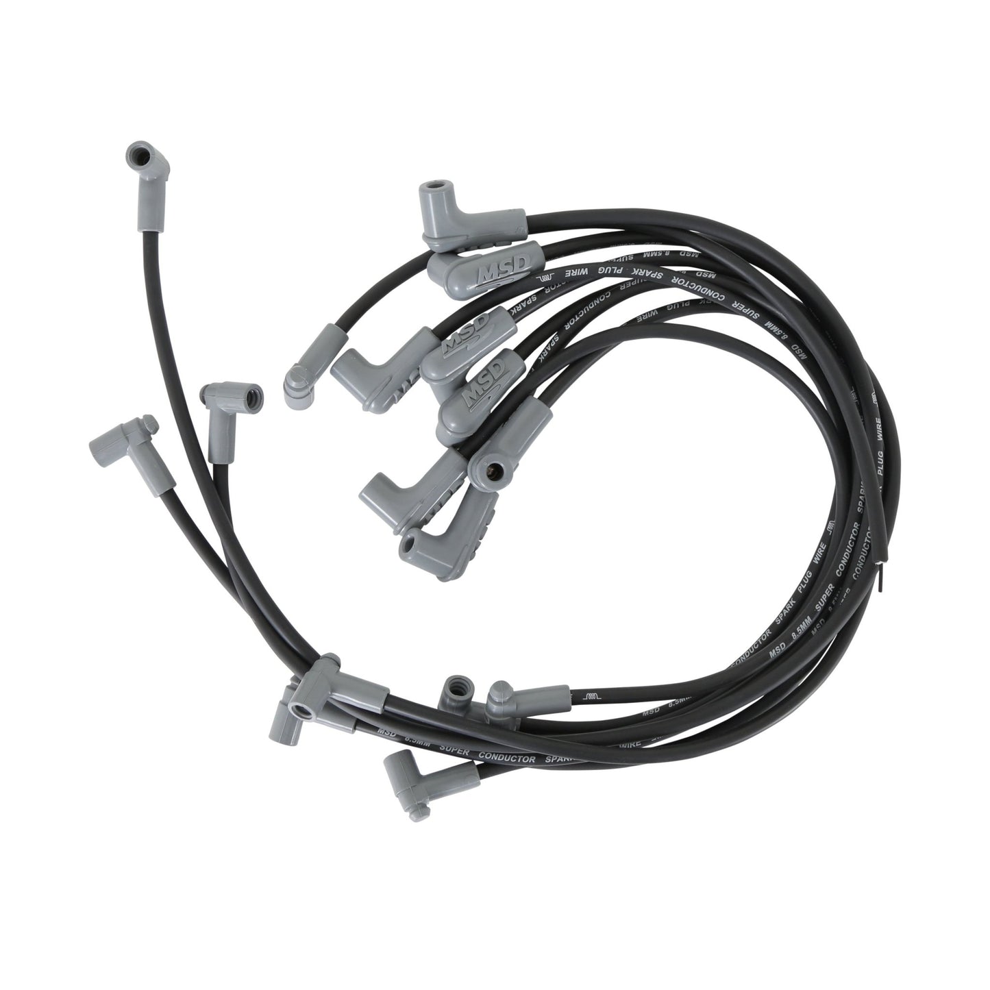 Black Super Conductor Small Block Chevy, HEI MSD Autoparts