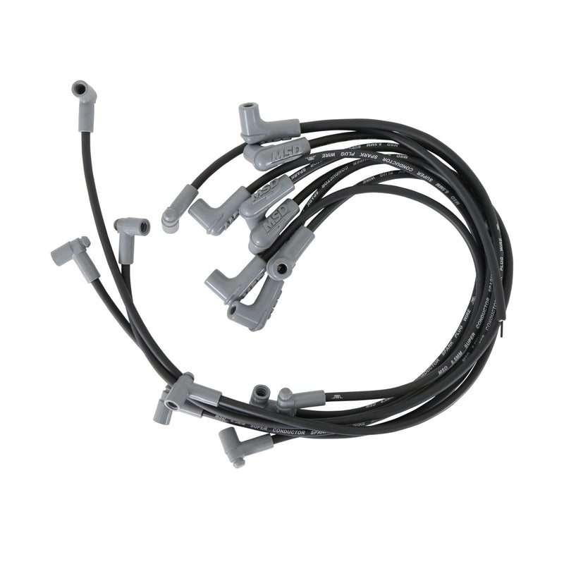 Black Super Conductor Small Block Chevy, HEI MSD Autoparts