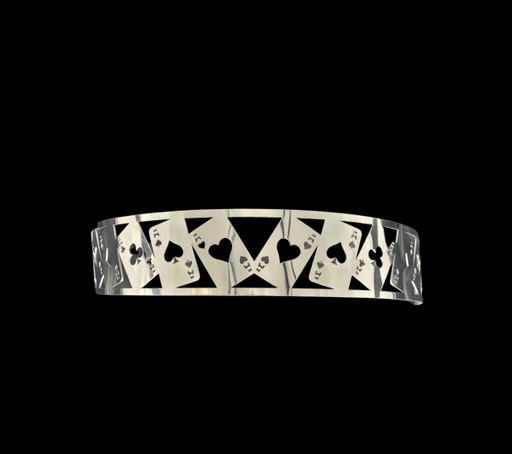 Blingz Beauty Bandz, 14" Diameter, 3" Tall Air Cleaner Grill - Aces Wild GMS
