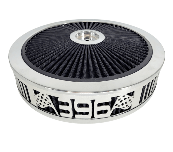 Blingz Beauty Bandz Black and Chrome Air Filter Assembly , 396 GMS