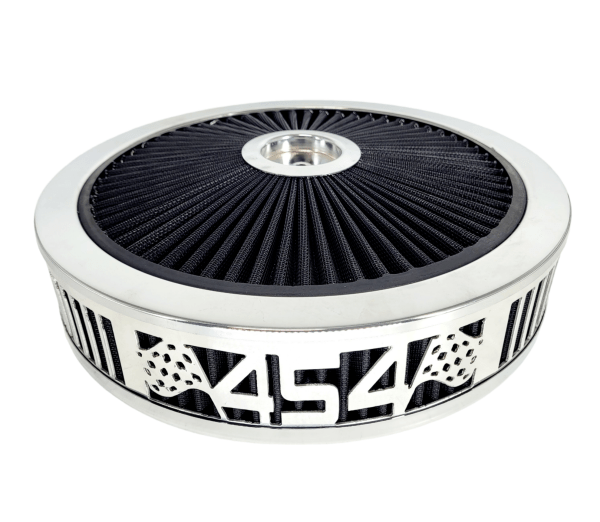 Blingz Beauty Bandz Black and Chrome Air Filter Assembly , 454 GMS