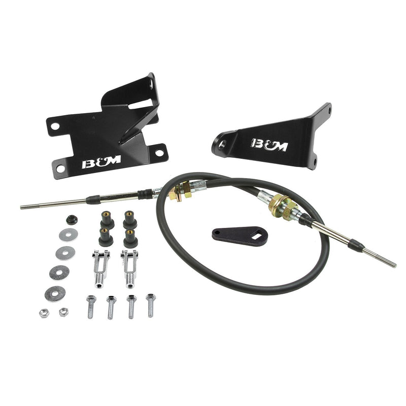 B&M Heavy Duty Transfer Case Shift Cable Conversion Kit B&M Autoparts