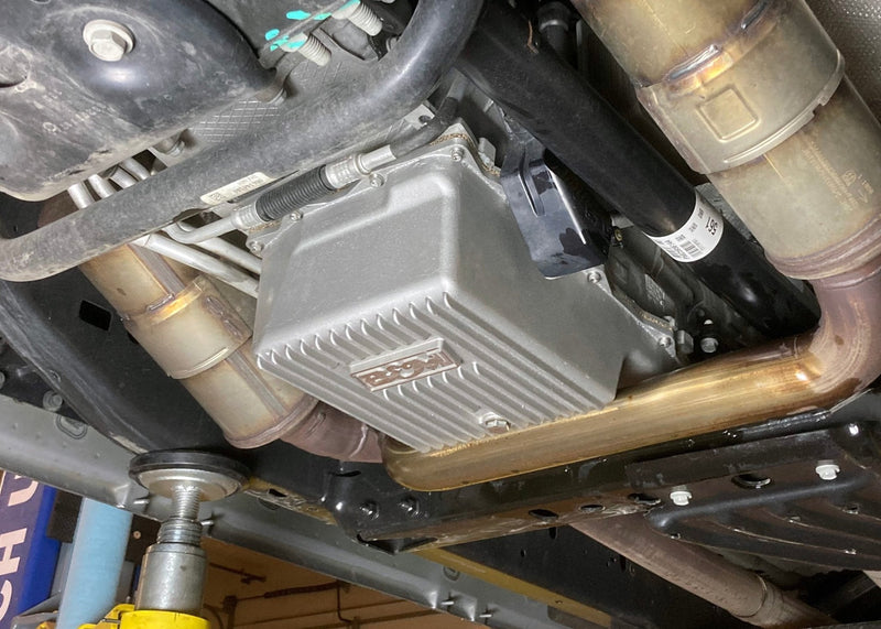 B&M Hi-Tek Deep Heavy Duty Transmission Pan - Aluminum B&M Autoparts
