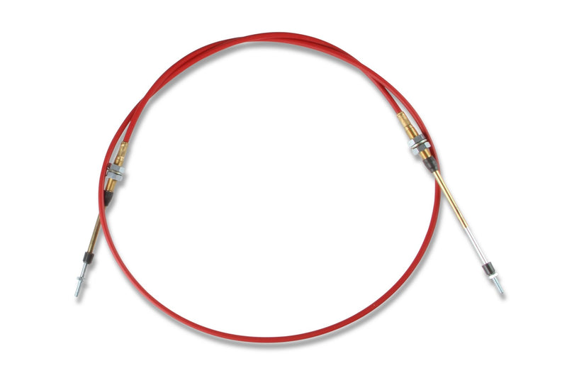 B&M Performance Shifter Cable - 6-Foot Length Double Threaded Ends - Red B&M Autoparts