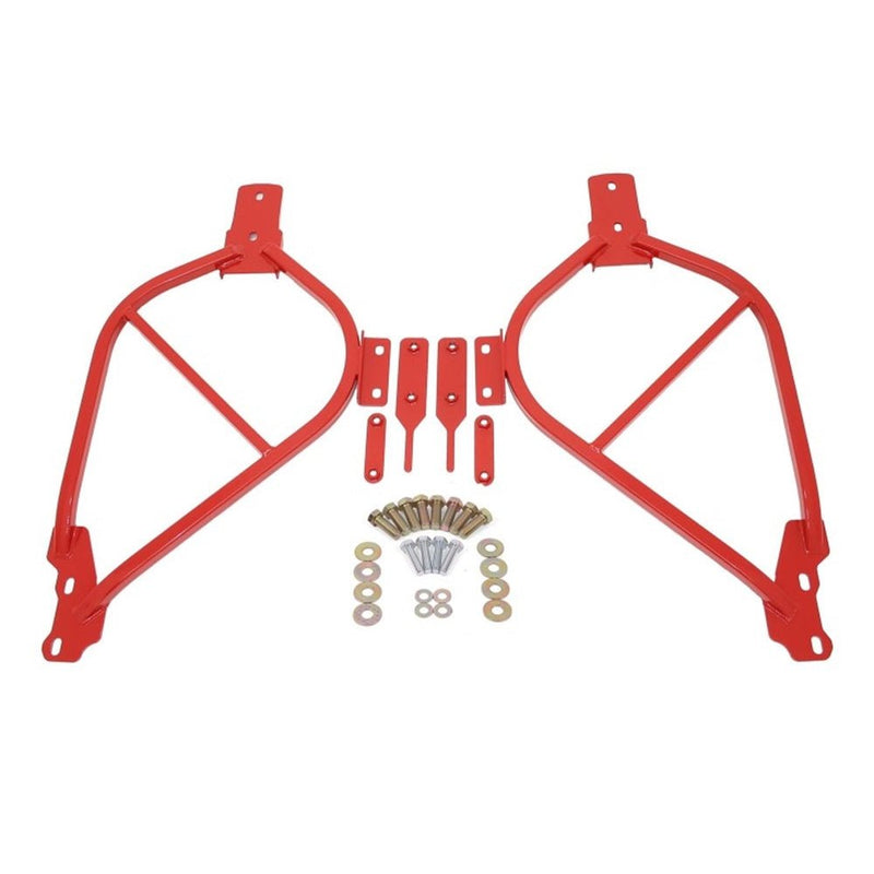 BMR 14-17 Chevy SS Bolt-On Subframe Connectors - Red SFC013R - DSP PERFORMANCE MOTORSPORTS