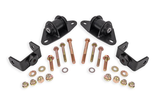 BMR 14-19 Chevrolet Corvette Motor Mount Kit - Black Hammertone bmrMM571H BMR SUSPENSION