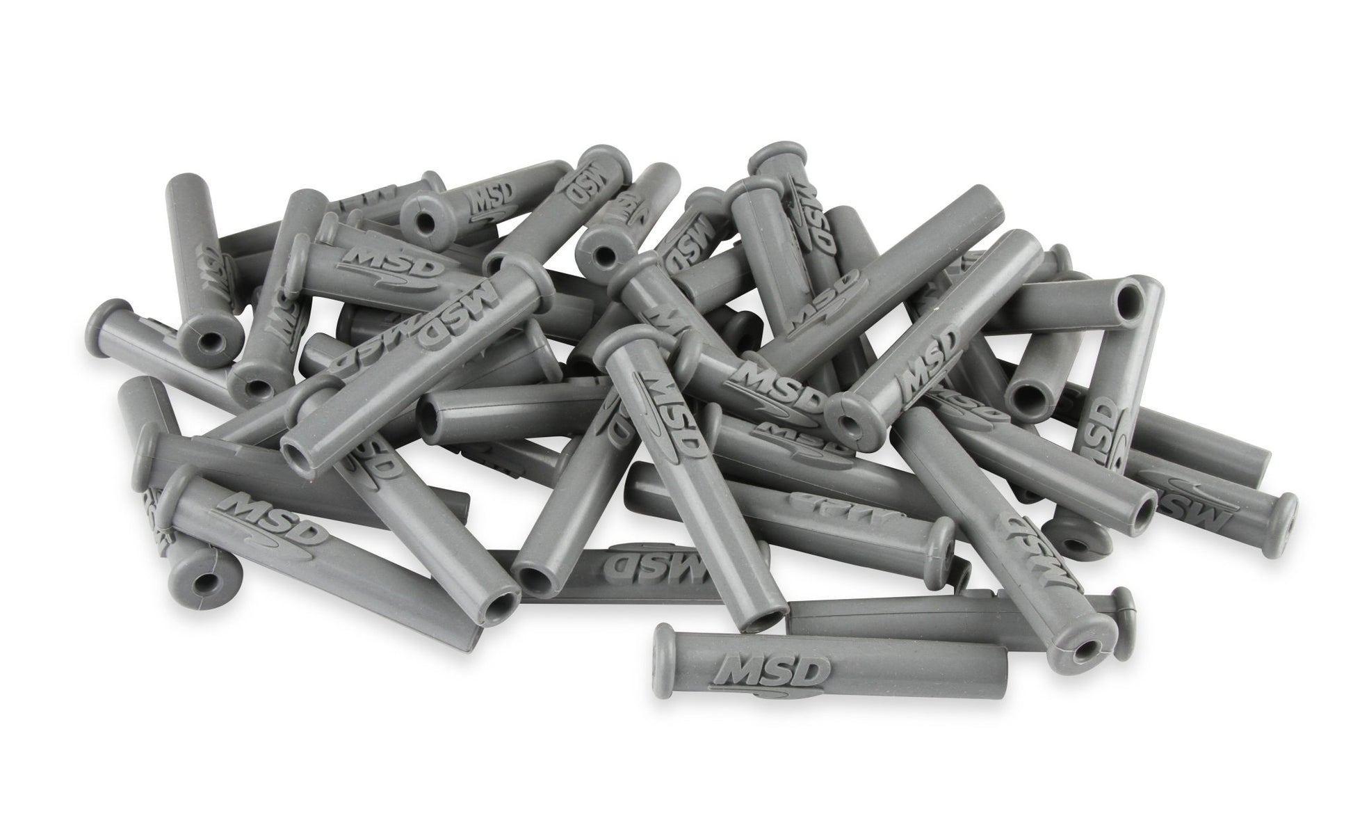 Boots, Straight, Logo Gray Silicone, 50EA