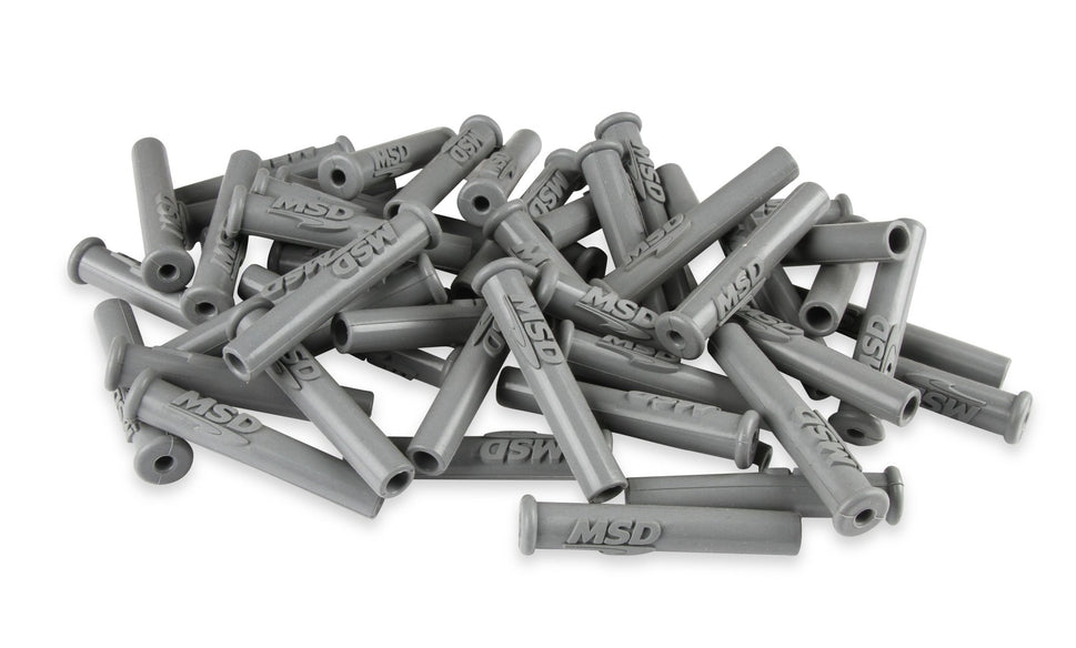 Boots, Straight, Logo Gray Silicone, 50EA