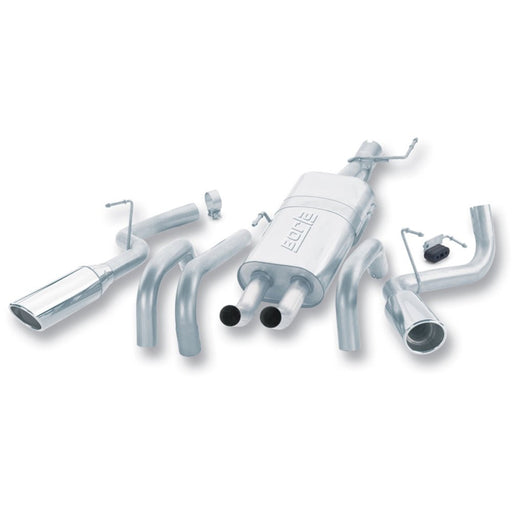 Borla 04-05 Dodge Ram 1500 ST/SLT / 05 Laramie/Hemi Split Side Exit/Oval Tip SS CatBack Exhaust 140068 DODGE RAM