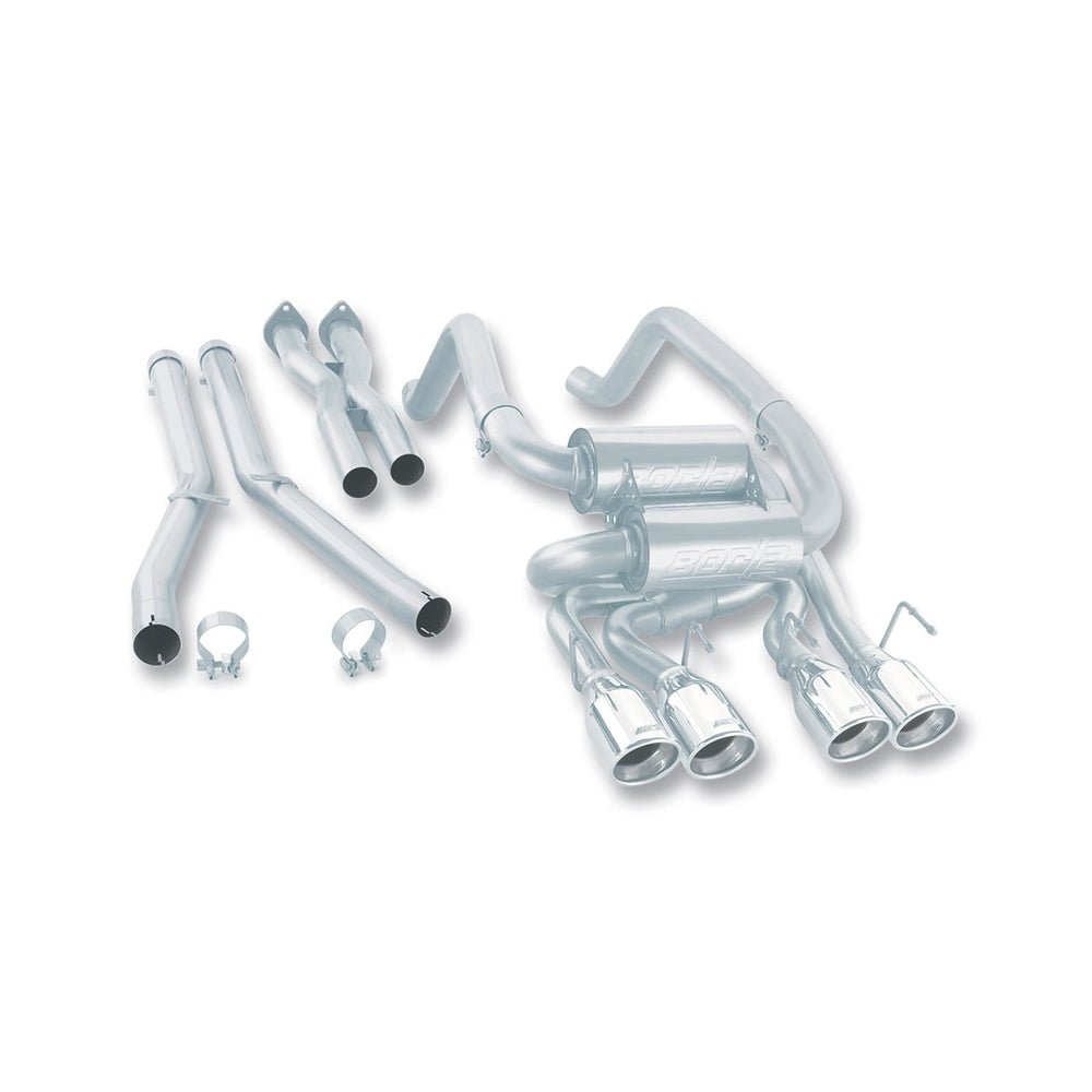 Borla 05-08 C6 6.0L/6.2L Corvette S-Type Cat-Back System w/ X-Pipe 140128 CAT-BACK