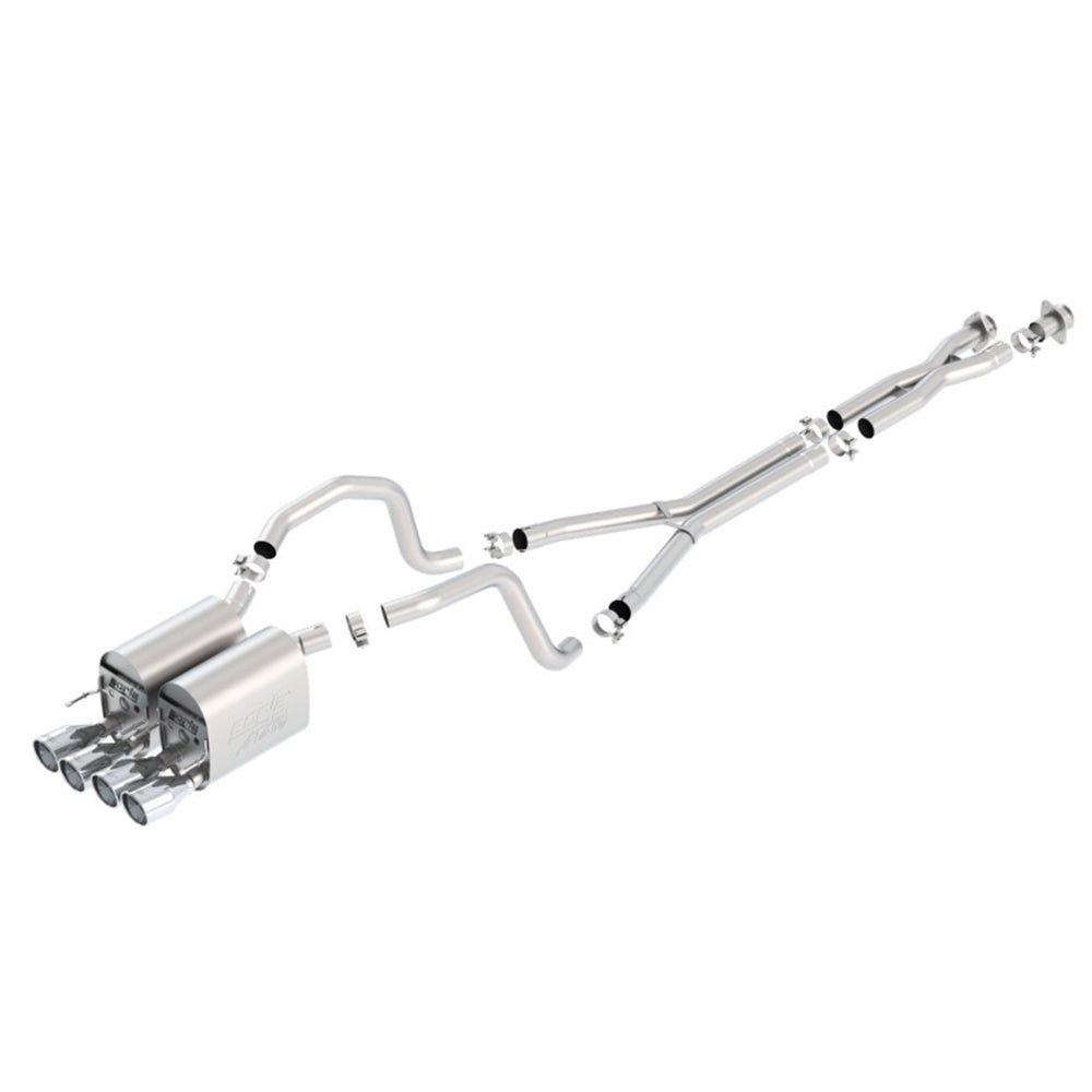 Borla 05-08 Chevrolet Corvette Coupe/Convertible 2dr 6.2L 8cyl AT/MT 6spd ATAK SS Catback Exhaust 140453 CORVETTE C5
