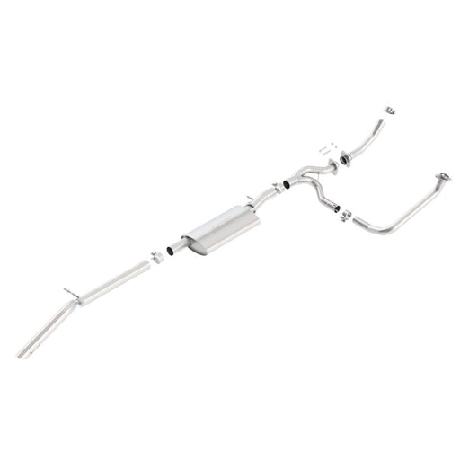 Borla 12-15 Jeep Wrangler 3.6L V6 Auto/Manual Trans Turndown Tip Dual Left Rear Exit Exhaust 140634 JEEP WRANGLER