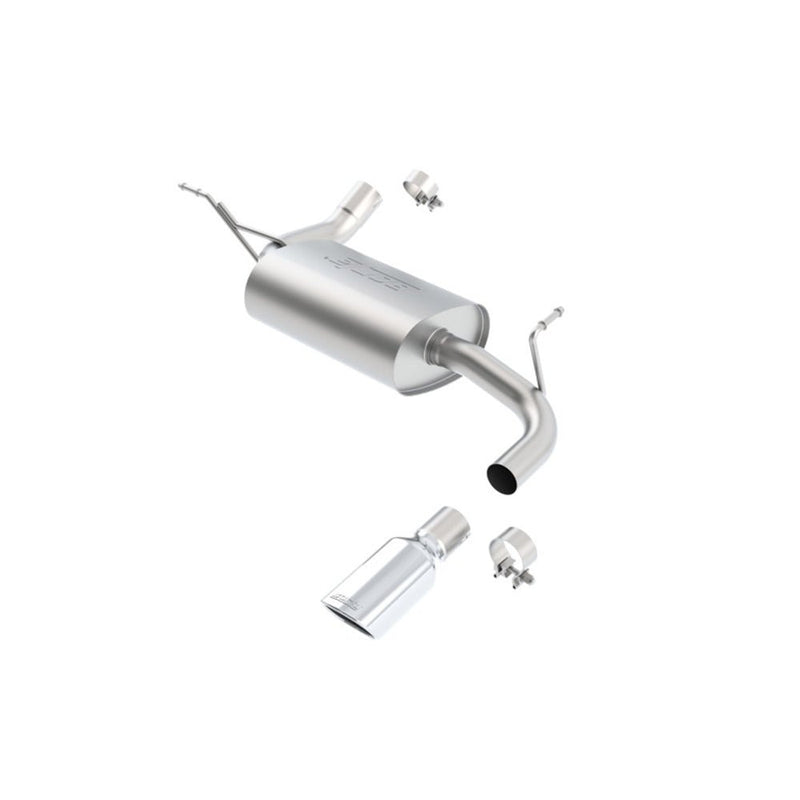 Borla 12-16 Jeep Wrangler 3.6L AT/MT 4WD Single Right Rear Exit Touring Exhaust (rear section only) 11818 JEEP WRANGLER