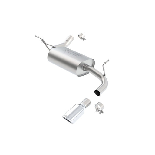 Borla 12-16 Jeep Wrangler 3.6L AT/MT 4WD Single Right Rear Exit Touring Exhaust (rear section only) 11818 JEEP WRANGLER