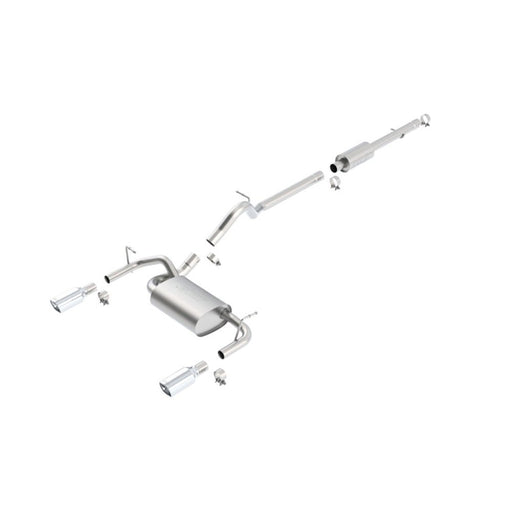 Borla 12-16 Jeep Wrangler JK 3.6L AT/MT 4Wheel 4dr Truck Single Split Rear Exit Catback Exhaust 140459 JEEP WRANGLER
