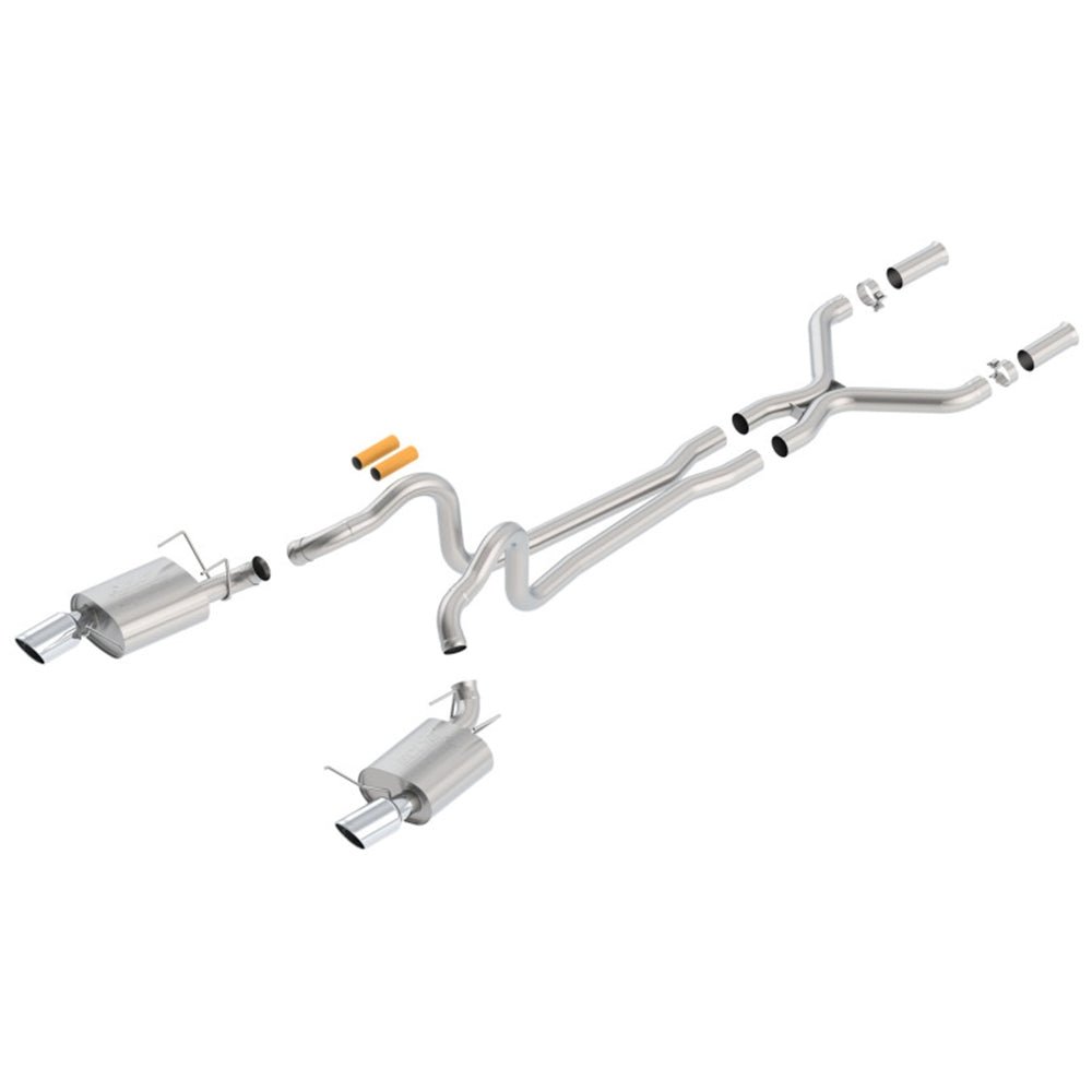 Borla 13-14 Mustang GT/Boss 302 5.0L V8 RWD Single Split Rear Exit ATAK Catback Exhaust 140516 MUSTANG
