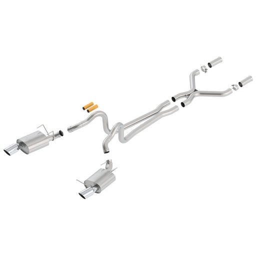 Borla 13-14 Mustang GT/Boss 302 5.0L V8 RWD Single Split Rear Exit ATAK Catback Exhaust 140516 - DSP PERFORMANCE MOTORSPORTS