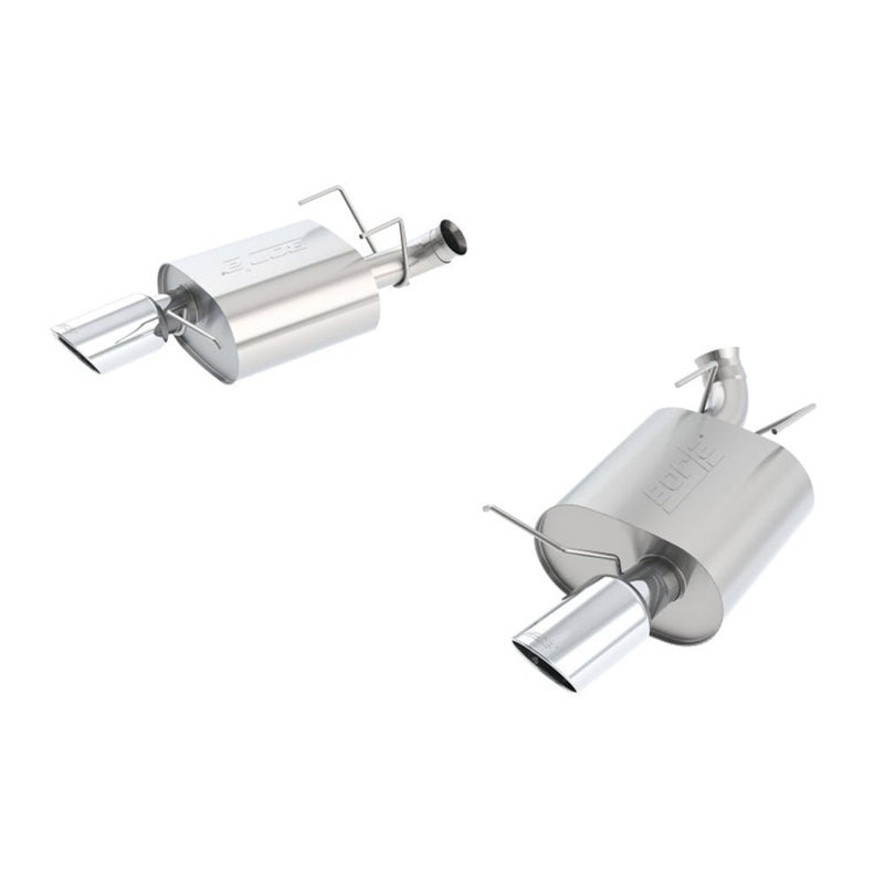 Borla 13-14 Mustang GT/Boss 302 5.0L V8 RWD Single Split Rr Exit Touring Exhaust (rear section only) 11836 - DSP PERFORMANCE MOTORSPORTS