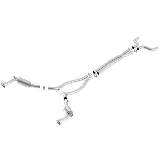 Borla 14-15 Chevy Camaro SS 6.2L V8 Single Split Rear Exit ATAK Catback Exhaust 140532 CHEVY SS