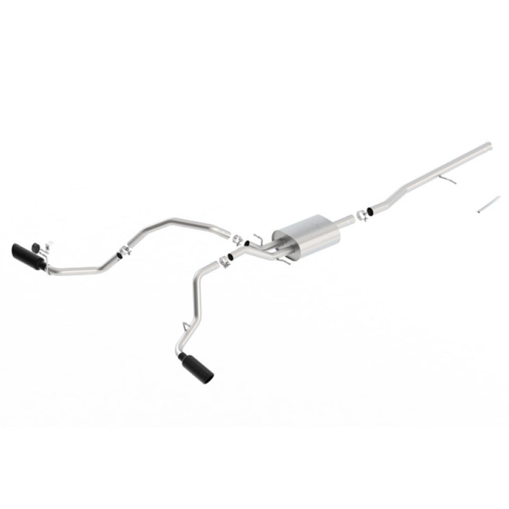 Borla 14-16 Chevrolet Silverado 1500 5.3L ATAK Catback Exhaust w/ Black Chrome Tips 140546BC SILVERADO