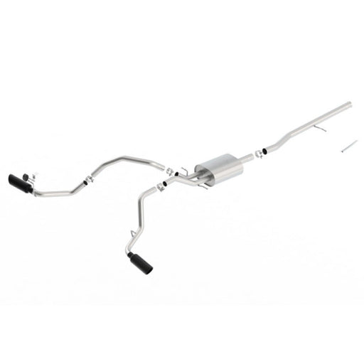 Borla 14-16 Chevrolet Silverado 1500 5.3L ATAK Catback Exhaust w/ Black Chrome Tips 140546BC - DSP PERFORMANCE MOTORSPORTS