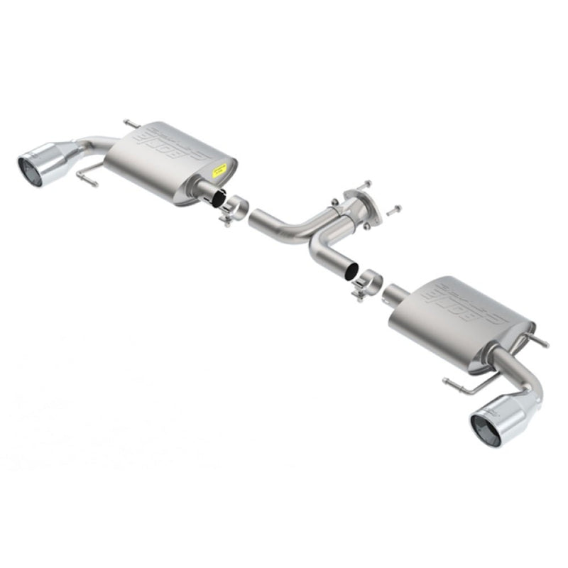 Borla 14-16 Mazda 3 2.0/2.5L AT/MT FWD S-Type Cat-Back Exhaust Single Split Rear Exit 11918 CAT-BACK
