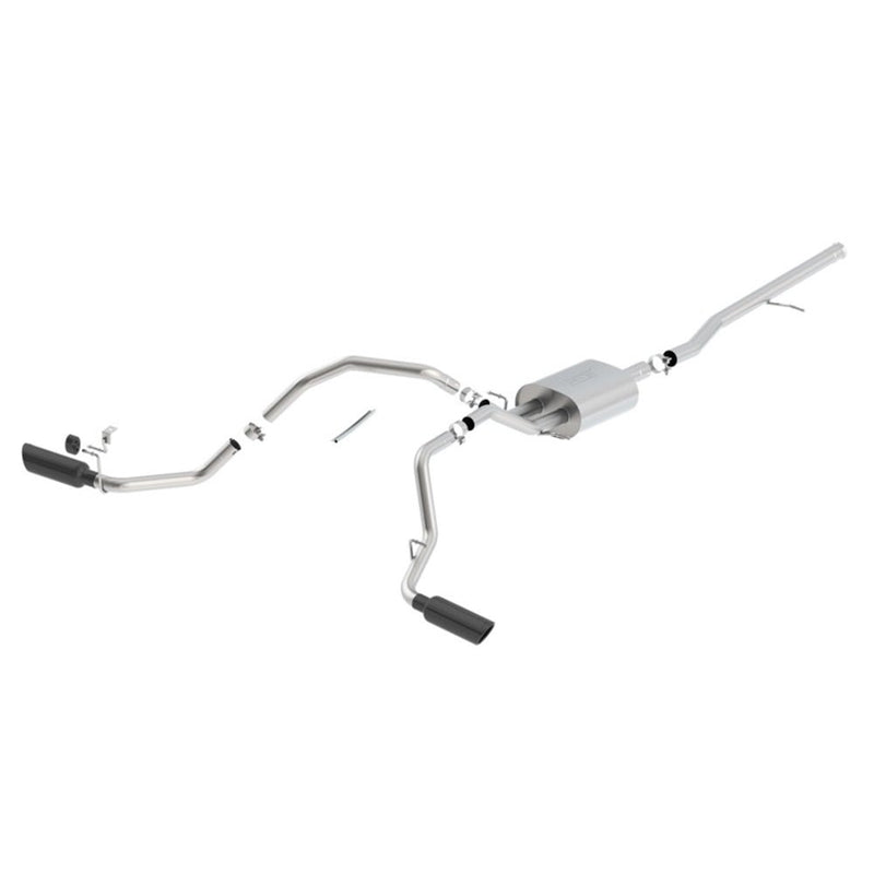 Borla 14-19 Chevrolet Silverado / GMC Sierra 1500 Cat-Back Touring Exhaust - 4in Tip 140544BC - DSP PERFORMANCE MOTORSPORTS