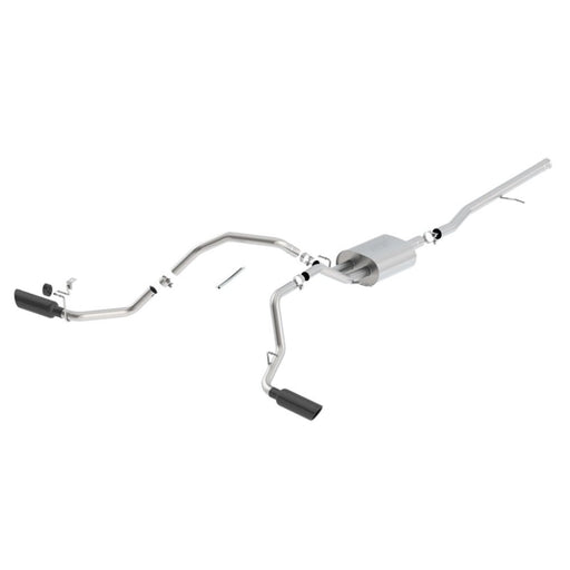 Borla 14-19 Chevrolet Silverado / GMC Sierra 1500 Cat-Back Touring Exhaust - 4in Tip 140544BC - DSP PERFORMANCE MOTORSPORTS