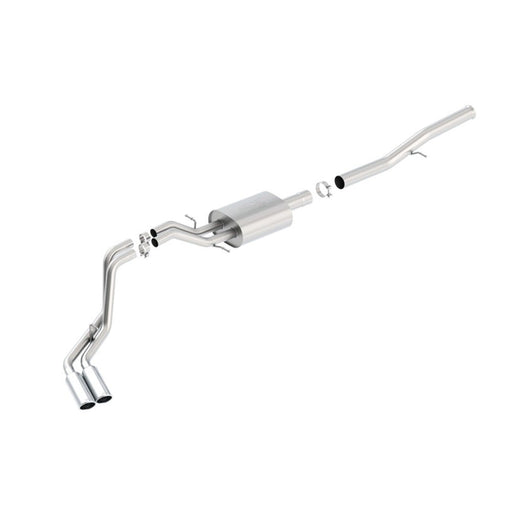 Borla 14 Silv/Sierra 1500 EC Std/CC Short 143.5in WB ATAK Dual Rolled Side Exit Cat-Back Exhaust 140577 CAT-BACK