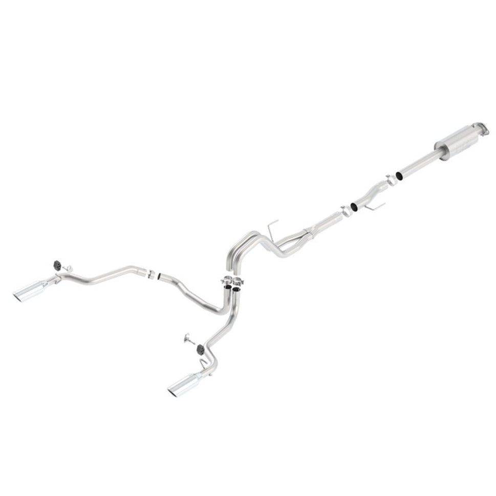 Borla 15-16 Ford F-150 3.5L EcoBoost Ext. Cab Std. Bed Catback Exhaust ATAK Single Split Rear Exit 140616