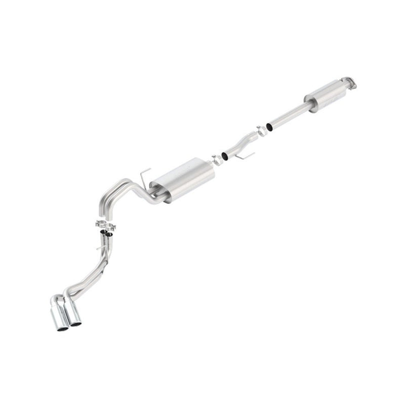 Borla 15-16 Ford F-150 3.5L EcoBoost Ext. Cab Std. Bed Catback Exhaust S-Type Truck Side Exit 140618 CAT-BACK
