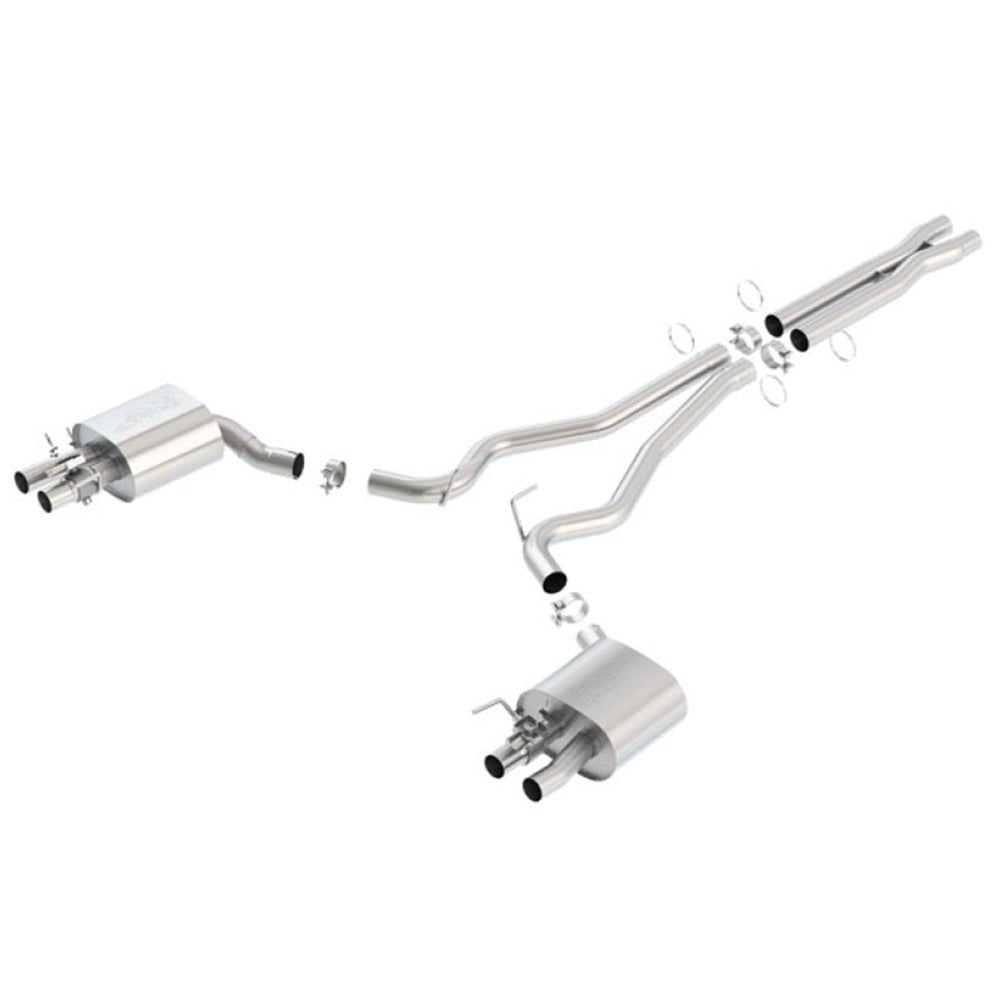 Borla 15-16 Ford Mustang Shelby GT350 5.2L ATAK Cat Back Exhaust (Uses Factory Valence) 140684 MUSTANG