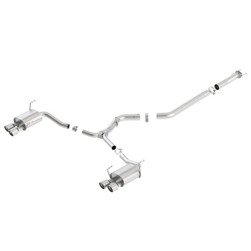 Borla 15-16 Subaru WRX / STI 2.5L S-Type Cat-Back Exhaust Quad Rd RL Tips 140595 - DSP PERFORMANCE MOTORSPORTS