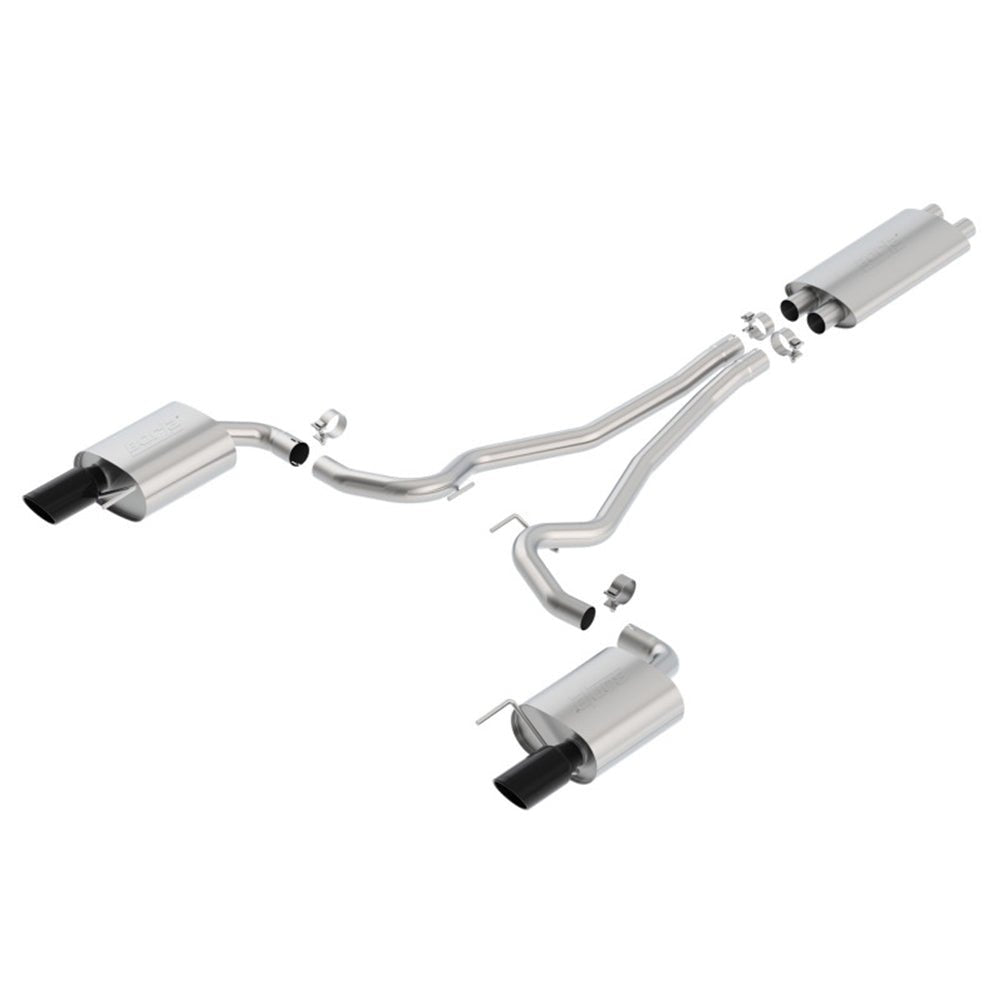Borla 15-17 Ford Mustang GT 5.0L AT/MT Cat-Back Exhaust 1014040BC MUSTANG