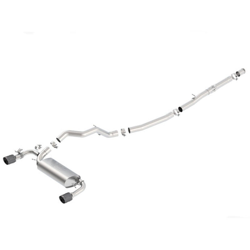 Borla 16-17 Focus RS Turbocharged 2.3L Single Split Exit ATAK Catback Exhaust 140730CFBA BORLA EXHAUST