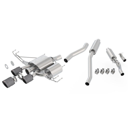 Borla 17-18 Honda Civic Type R 2.0L 2.75in Atak Adjustable Catback Exhaust (Carbon Fiber Black Tip) 140738CFBA BORLA EXHAUST