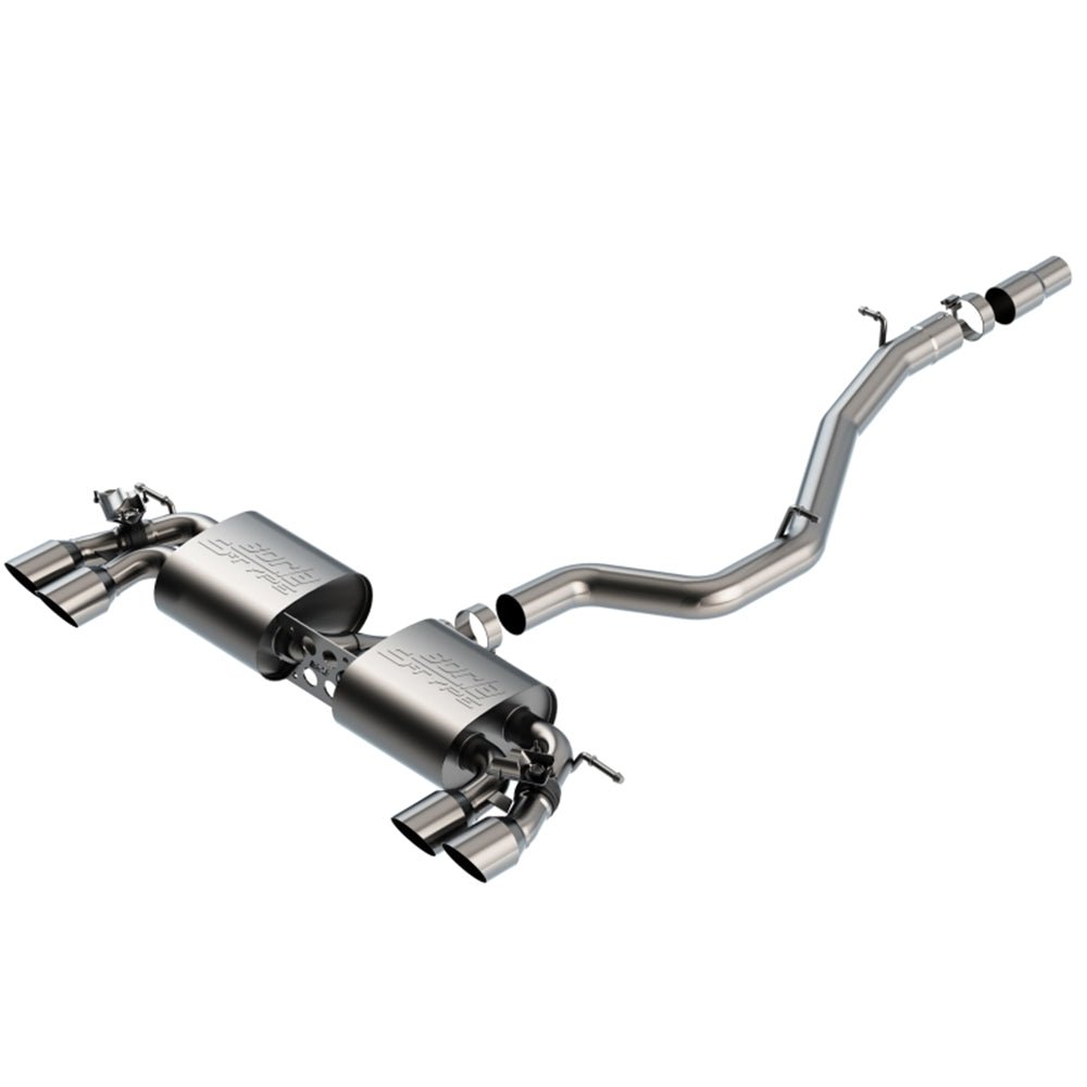 Borla 18-19 VW Golf R MK7.5 2.0L S-Type CatBack Exhaust 140830SB BORLA EXHAUST