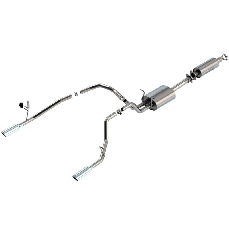 Borla 19-22 RAM 1500 3.6L V6 4DR 140.5/144.6/153.5 Wheel Base 2.25in S-Type Cat-Back Exhaust 140852 DODGE RAM