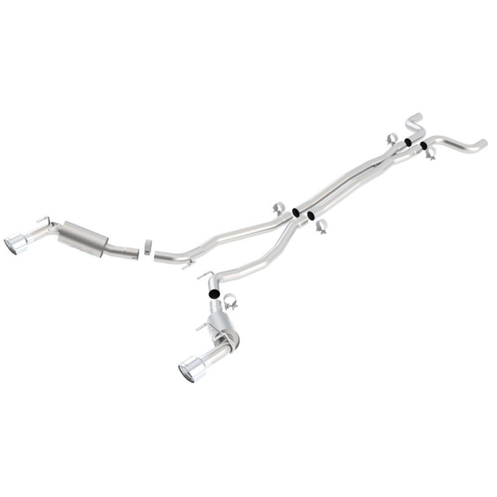 Borla 2010 Camaro 6.2L V8 S Type Catback Exhaust (does not work w/ factory ground affects package - 140280 CAT-BACK