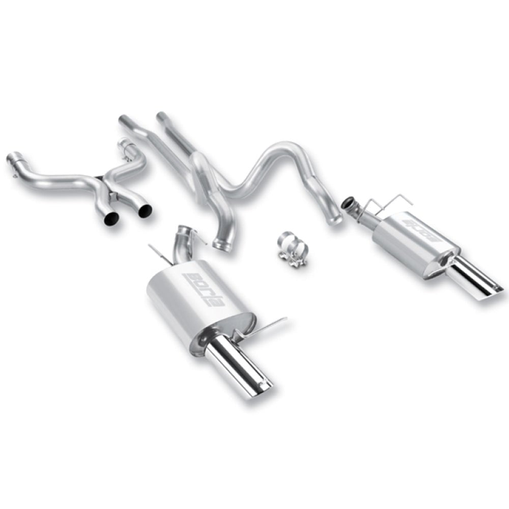 Borla 2011-2012 Mustang GT 5.0L 8cyl 6spd RWD Agressive ATAK Catback Exhaust 140372 MUSTANG