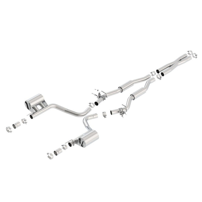Borla 2015 Dodge Challenger SRT/392 Hemi 6.4L V8 S-TYPE Catback Exhaust w/ Valves Factory Bezel 140640 CHALLENGER