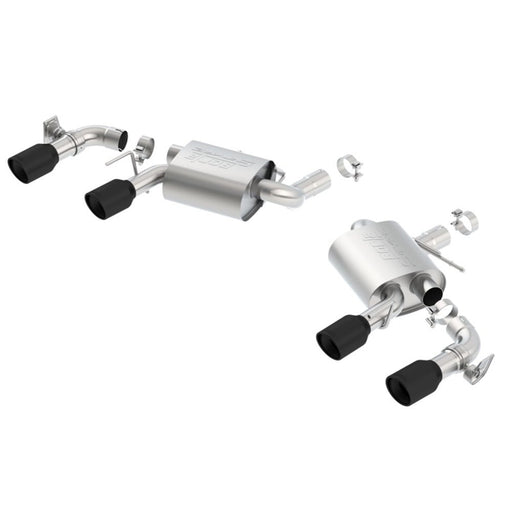 Borla 2016-2018 Chevrolet Camaro SS AT/MT RWD Ceramic Black S-Type Exhaust (w/ Dual Mode Valves) 11924CB CAT-BACK