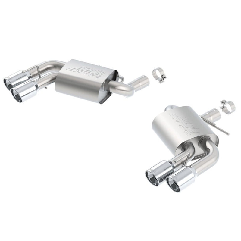 Borla 2016 Chevy Camaro 6.2L AT/MT S-Type Rear Section Exhaust w/o Dual Mode Valves 11920 CAT-BACK