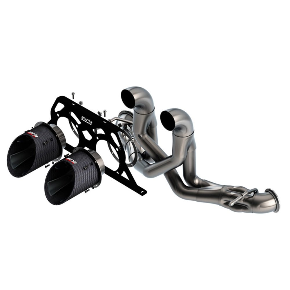 Borla 2017-2022 Ford GT 3.5L V6 AT/MT RWD 2DR 3-2in ATAK Catback 5in Dual Round Angle Cut CF Tips 140818CF MUSTANG