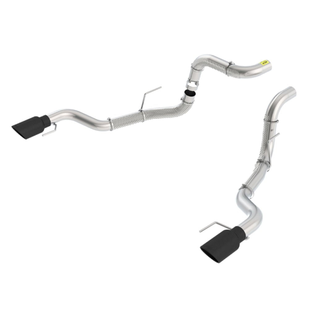 Borla 2017 Ford Raptor 3.5L AT RWD CC Short Bed/EC Standard Bed 3in Tailpipe Assembly w/ Black Tips 60640BC CAT-BACK