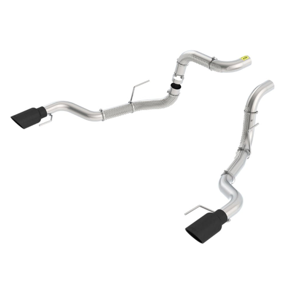 Borla 2017 Ford Raptor 3.5L AT RWD CC Short Bed/EC Standard Bed 3in Tailpipe Assembly w/ Black Tips 60640BC