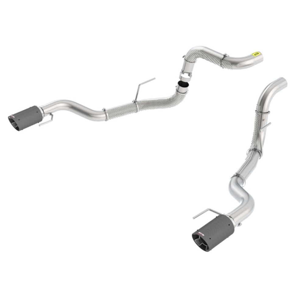 Borla 2017 Ford Raptor 3.5L AT RWD CC Short Bed/EC Standard Bed 3in Tailpipe Assembly w/ CF Tips 60640CFBA