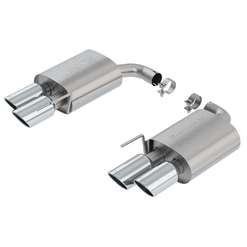 Borla 2018 Ford Mustang GT 5.0L AT/MT 2.5in S-Type Exhaust w/o Valves (Rear Section Only) 11953 MUSTANG
